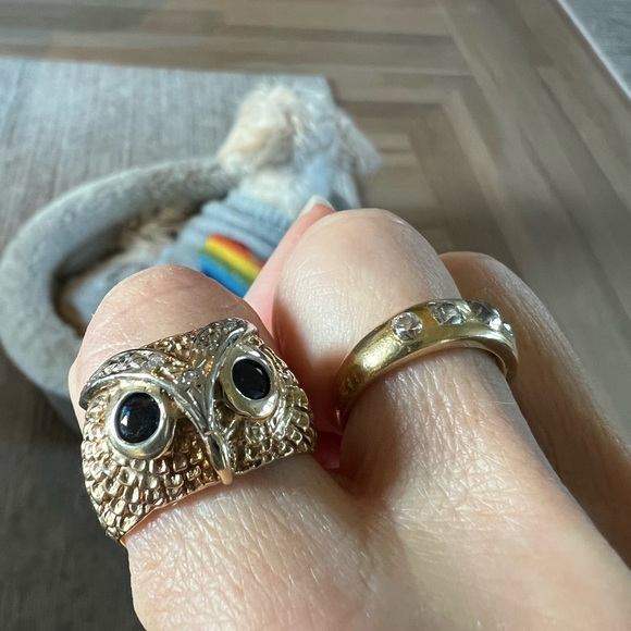 Various vintage, antique & designer jewelry pieces in 14K and 18K gold - Picture 7 of 13